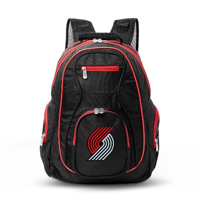 NBA Portland Trailblazers Colored Trim Laptop Backpack