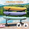 SKRAN 41"H Freestanding Kayak Storage Rack – Holds 3 Kayaks, Heavy-Duty Adjustable Stand with Lockable Wheels for Kayak, Canoe, SUP & Surfboard - 4 of 4
