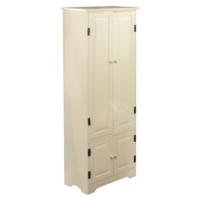 Extra Tall Antique Cabinet White - Buylateral