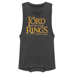 Juniors Womens Lord of the Rings Fellowship of the Ring Movie Logo Festival Muscle Tee - 1 of 4