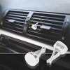 Unique Bargains 20 Set Square Head Car Air Vent Clip with Plastic Slot Head Replacement Auto Vent Clip Air Conditioner Outlet Clips 1.57"x0.94" - 3 of 4