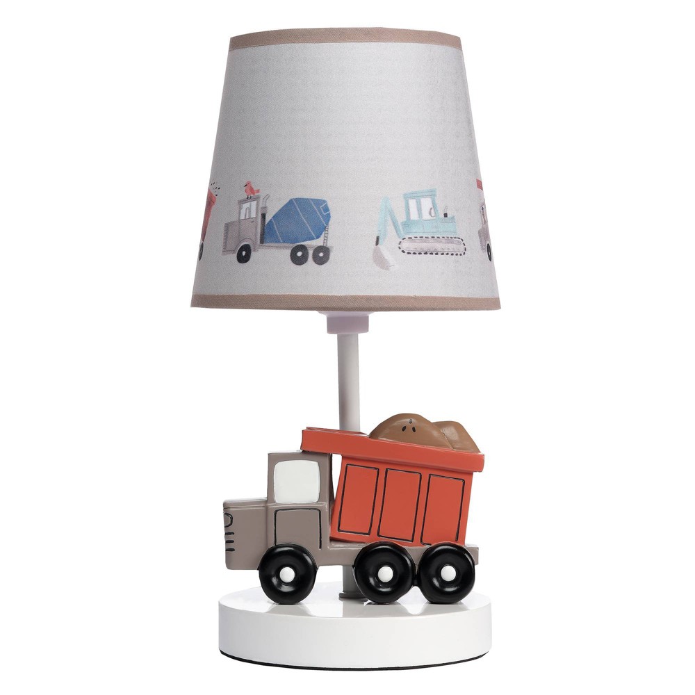 Photos - Floodlight / Street Light Bedtime Originals by Lambs & Ivy Construction Zone Lamp with Shade (Includ