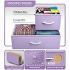 Sorbus Dresser with 9 Drawers - Furniture Storage Chest Tower Unit for Bedroom, Closet, etc - Steel Frame, Wood Top, Fabric Bins - 4 of 4
