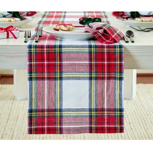 Solino Home Linen Plaid Table Runner | Stewart Plaid - 1 of 4