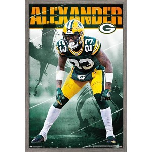 Trends International NFL Green Bay Packers - Jaire Alexander 19 Framed Wall Poster Prints - 1 of 4