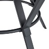 Sapphtopaz Round Dining Table Kitchen Table Indoor Wood Dining Round Table with Metal Legs - 2 of 4