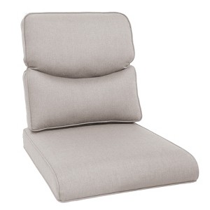 Buenhomino Deep Seat Outdoor Cushion Set 25"x22",Bench Outdoor Chair Cushion, Outdoor High Back Chair Cushion Seat Pad for Patio Furniture - 1 of 4