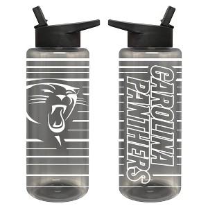 NFL Carolina Panthers Acrylic Water Bottle with UV Graphics - 34oz - 1 of 4