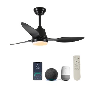 BestParts 42" Voice-Controlled Ceiling Fan with Google Home - 6-Speed, Quiet, Energy Saving - 1 of 4