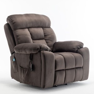 Power Lift Recliner Chair for Elderly with Massage and Heat, Wide Seat Electric Recliner Sofa with Remote, Cup Holders and Side Pockets-Tanpinhause - 1 of 4