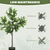 Gulches Lifelike Laurel Artificial Tree Potted Fake Plant 37 Inches Zero Maintenance Stable Structure No Assembly Indoor Home Office Decor - 2 of 4