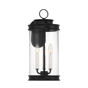 Savoy House Englewood 3 - Light Wall Light in  Matte Black - 1 of 3