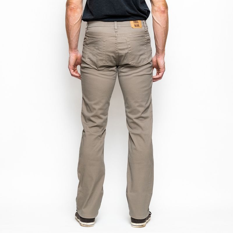 Full Blue Men's Big & Tall 5-Pocket Regular Fit Stretch Casual Pant, 3 of 4