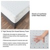 Gel Infused Memory Foam Mattress Topper- 2 Inch King Size Memory Foam Mattress Pad with Ventilation for Support, Cooling, and Comfort by Hastings Home - 2 of 4