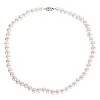 EVERLY JEWELRY | Sterling Silver 6.5-7 mm Cultured Freshwater Pearl Strand Necklace, 16" - 2 of 4
