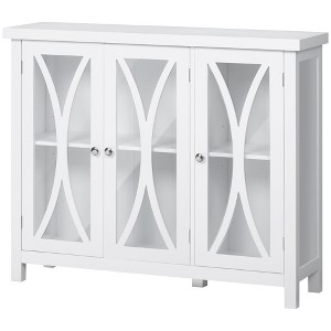 NicBex Sideboard Buffet Cabinet with Storage Modern 40.3 Inch Small Kitchen Cabinet with 3 Glass Doors for Kitchen,Living Room - 1 of 4