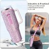 For Stanley 40oz Cup Hot Diamond Cover Neoprene Insulated Portable Bottle Cover(Purple) - 2 of 4