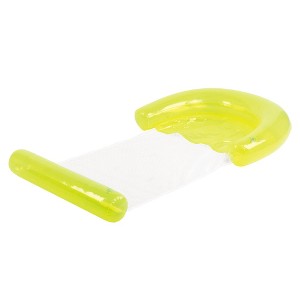 Northlight Inflatable Water Hammock Swimming Pool Lounger - 54.75" - Neon Yellow - 1 of 3