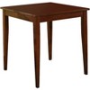 Kings Brand Furniture - Kurmer Square Solid Wood Dining Room Kitchen Table, Cappuccino - 2 of 4