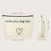 Unique Bargains Women's Birthday Makeup Bag Beige 1 Pc - 4 of 4