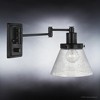 Urban Ambiance Luxury Traditional Wall Light,  9.625"H x 8"W,  Midnight Black Finish, UHP3301 - 3 of 4