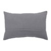 12"x18" Snowflake Christmas Indoor Lumbar Throw Pillow Silver - Pillow Perfect: Beaded, Embroidered, Zippered - 3 of 3