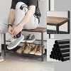 Coat Rack Hall Tree with Shoe Storage Bench Entryway Bench with Shoe Storage for Entryway - 4 of 4