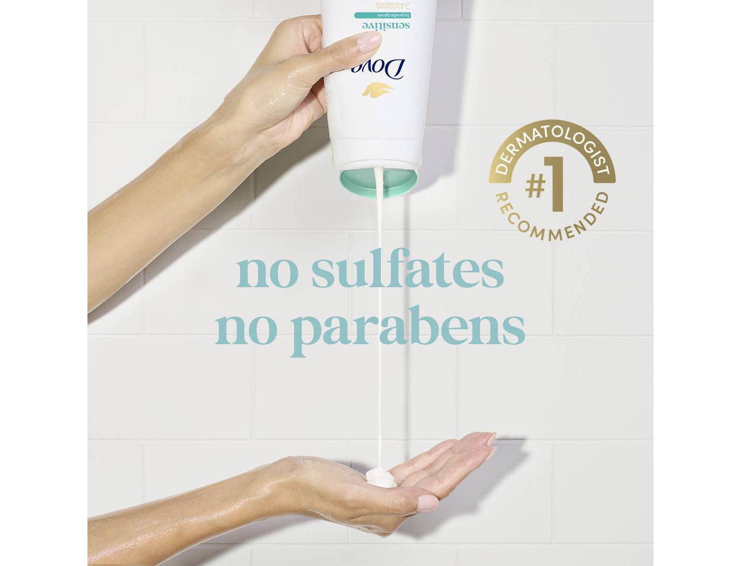 Гипоаллергенный гель для душа Dove Beauty Sensitive Skin, 20 fl oz — фото 7