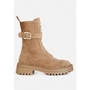 Kasper Suede Chunky Lug Women Boots - 1 of 4