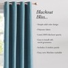 52"x84" Lush Decor Meena Slub 100% Blackout Window Curtain Panels Blue Pair - 2 of 4