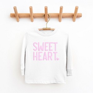 The Juniper Shop Sweetheart Puff Print Toddler Long Sleeve Tee - 1 of 3