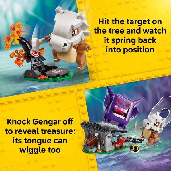 LEGO Pokémon SMART Play: Enfrentamiento Espeluznante de Cubone y Gengar 72166 3
