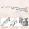 Unique Bargains Metal Non-Slip Durk Bill Hair Clip 3.54"x0.59" 6 Pcs - 3 of 4