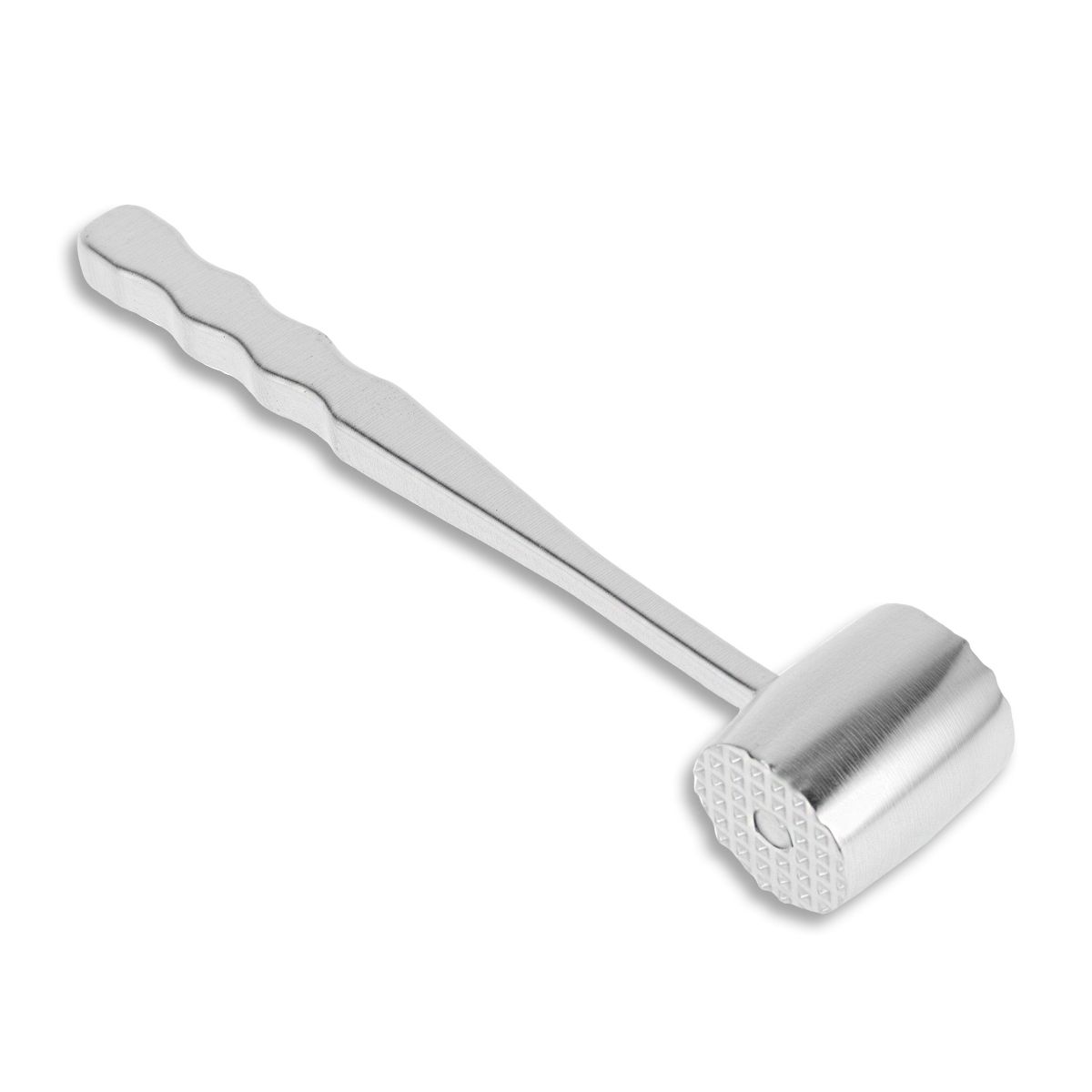 Unique Bargains Round Meat Tenderizer Mallet Silver Tone 1 Pc