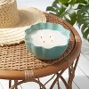 4 Wick Ceramic Citronella Palm Leaf Grotto Scented Candle 16oz - Threshold™ - 2 of 4