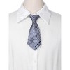 Elerevyo Women's Adjustable Stripe Plastic Clip Closure Bow Tie One Size - 4 of 4