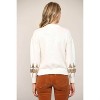 Women's Spangle Detail Holiday Sweater - Fate - 2 of 4