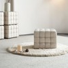 NicBex Modern 17.3" Square Ottoman Leather Small Footstools with Tufted for Bedroom and Living Room - 4 of 4