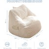 MAXYOYO Kids Bean Bag Chair, Bean Bag Couch with Handle, Comfy Toddler Chair for Boys and Girls - 2 of 4