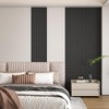 8 Pack 96 in. x 6 in.  Slat Wall Panels, WPC Soundproof 3D Wall Panel for Interior Wall Decor - 2 of 4