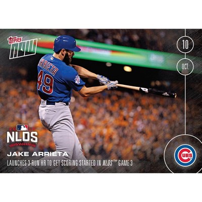 MLB Chicago Cubs Javier Baez #587 Topps NOW Trading Card 