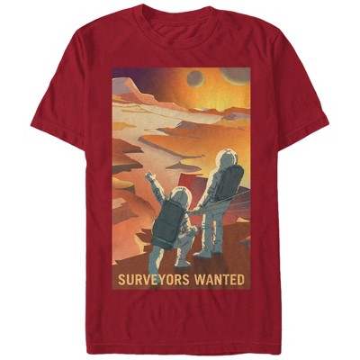 Men's NASA Mars Surveyors Wanted T-Shirt