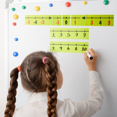 Bright Creations 37-Piece Magnetic Number Line Set for Classroom