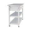Kicthen Cart with Two Drawers and Two Opening Shelves - 4 of 4