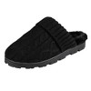 Jessica Simpson Womens Cable Knit Scuff Slippers - 2 of 4