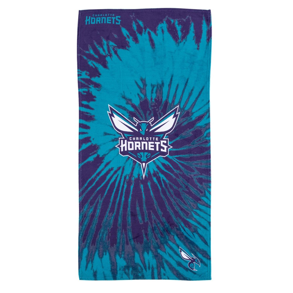 Photos - Towel NBA Charlotte Hornets Pyschedelic Beach 