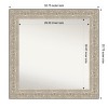Amanti Art Luxe Non-Beveled Framed Bathroom Vanity Wall Mirror - 3 of 4