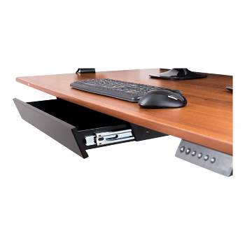 Stand Up Desk Store Under Desk Cable Management Tray Black Horizontal  Computer Cord Raceway And Modesty Panel (white, 51) : Target