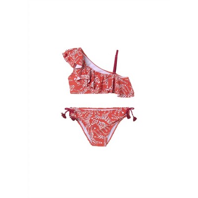 Girl's Asymmetric Printed Bikini - Mayoral