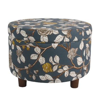 target floral ottoman
